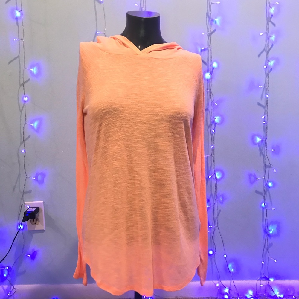 Peach long sleeve top